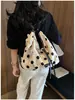 Bolso de Hombro de Lunares Estilo Coreano de Nicho para Mujer 2026 Nuevo de Gran Capacidad con Múltiples Compartimentos para Viajes y Uso Diario