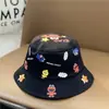 Chapéu infantil primavera e outono chapéu de pescador de bebê menina bebê fino menino moda 1-2-3 anos 4 fofo super fofo verão