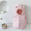 Chaleco de Bebé Algodón Relleno Otoño e Invierno Chaleco de Hombro para Niñas Chaleco Ligero Casual Chaqueta Estilo Western para Niños