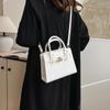 Bolso de Mujer de Diseño Nicho de Estilo Occidental Bolso de Mano Bolso para Mujer Texto Gran Capacidad Simple Hombro Bandolera