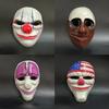 Wenyou Halloween Horror Plástico Fantasia Cos Props Plástico Máscara de Rosto Inteiro de Terror Máscara de Palhaço do Dia da Colheita