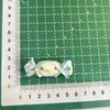Tela de cuadros coloridos accesorios de lazo de caramelo accesorios para el cabello hechos a mano DIY accesorios decorativos para ropa componentes decorativos