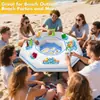 Mesa inflable de PVC para Póker, Mesa de Cartas, Mesa de Juego para Piscina, Barra de Hielo inflable para Juegos de Fiesta, Modelo Nuevo Transfronterizo