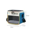 Transportadora de mascotas portátil y transpirable para mascotas pequeñas, transportadora de mascotas con estampado de leopardo para serpientes, lagartos, petauros del azúcar, geckos y otros reptiles