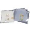 Bolsas de Embalaje con Estampado Dorado, Bolsas con Cremallera de Alta Gama para Ropa, Bolsas Transparentes Translúcidas con Cremallera Auto-Sellantes Personalizadas con Logo y Estampado Dorado