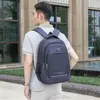 Mochila de hombre moderna y a la moda, mochila casual de viaje para computadora, mochila escolar personalizada para chicas de secundaria, bolso de hombro doble de color liso