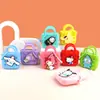 Monedero de Silicona de Dibujos Animados Bolsa Creativa con Agujero Llavero Colgante Bolsa Mini Pequeña Bolsa para Audífonos Billetera Personalización