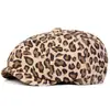 Tendência de Moda Primavera e Verão Boné de Baseball Estampado de Leopardo Boné Casual ao Ar Livre com Aba para Homens e Mulheres Proteção Solar para Jovens Chapéu com Viseira