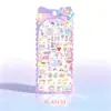 En Stock Entrega Instantánea Sanrio Licencia Oficial Pegatinas de Cristal 3D para Niñas Pegatinas de Decoración DIY