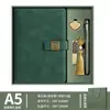 Set de regalo de caja para cuaderno personalizado, cuaderno, bolígrafo, unidad USB con grabado, se puede imprimir con logo, regalos promocionales corporativos personalizados