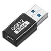 Adaptador USB 3.1 Tipo-C codo recto codo lateral codo estéreo codo en U transmisión de datos de 5-10 GB