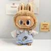 [Solo Ropa de Bebé] Ropa de Reemplazo para Muñeco de Peluche de Vinilo Labubu de 38 cm Falda Mokoko para Muñeco Labubu