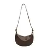 Bolsa pequena de nicho com senso de nível para mulheres, nova moda 2023, bolsa de ombro mensageiro casual, bolsa de bolinho versátil