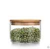 Bol Creativo Transparente de Vidrio Personalizado por el Fabricante para Ensalada de Frutas y Verduras, Frasco de Vidrio de Borosilicato Alto Multicapa para Snacks de Frutas Secas