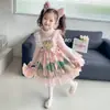 Vestido Suéter de Otoño e Invierno para Niñas 2026 Nuevo Estilo Vestido Lina Belle para Niños Vestido de Princesa Lolita Navideño