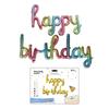 Letra Pequena Mel Feliz Aniversário Feliz aniversário Decoração de Festa de Aniversário Balão de Folha de Alumínio terno