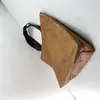 Bolsa de Papel Dupont Personalizada con Logo, Bolsa de Papel Kraft Impermeable y Ecológica, Bolsa de Compras de Hombro Vintage, Bolsa Tote Escolar Cultural y Creativa