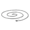 Joyería Estilo Europeo y Americano Cadena Cruzada Cadena en Forma de O Cadena de Acero Inoxidable Cadena con Colgante de Acero de Titanio Cadena Fina de Moda en Stock