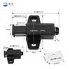 Herrajes para Muebles Puerta de Gabinete Rebotador Magnético Tipo Pulsador Hebilla Magnética Puerta Invisible Magnética Silenciosa Táctil