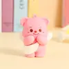 Llavero de Muñeco Descompresión Oso de Mantequilla de Dibujos Animados Lindo Colgante para Mochila de Estudiante Regalo Pequeño para Parejas Venta al por Mayor