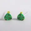 Lindos y Frescos Aretes de Resina Estilo Coreano, Dulces Aretes de Botón de Resina para Mujer, Accesorios Transparentes para Orejas Estilo Bosque que Son Suaves con los Agujeros de las Orejas