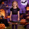 Saia Tutu Personalizada Europeia e Americana de Halloween para Meninas para Apresentação de Palco, Saia de Tule de Princesa para Crianças Pequenas, Médias e Grandes, Saia Bufante Estampada