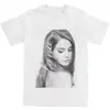 Camiseta Ropa Camiseta Traje de Lana Del Rey Verano Algodón Top de Manga Corta para Hombre y Mujer Streetwear