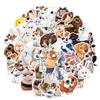 50 Animais Secretos Grandes para Pets Adesivos de Recompensa para Crianças Caderno à Prova d'Água Copo de Água Bagagem Papelaria Transfronteiriço