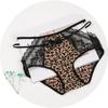 Ropa Interior Sexy de Cintura Media Transfronteriza para Mujer, Atractivos Calzones Huecos de Seda de Hielo para Niñas, Bragas que Aprietan el Vientre y Cubren los Glúteos, Listos para la Venta