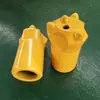 Broca de minería con dientes de bola, resistente al desgaste, resistente a impactos, diente no desprendible, broca de aleación de press-cold de 32/34 pétalos de ciruelo para perforación de roca
