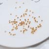 Contas esculpidas preservadoras de cor banhadas a ouro 14K pulseira DIY feita à mão contas espaçadoras material de acessórios joias contas soltas contas de ouro contas redondas