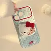 Funda Soporte Mecedora de Gato Lindo para Apple 17, Adecuada para iPhone 16, Huawei Nova 15, con Diseño Lateral en Forma de Corazón