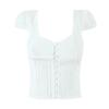 Ropa de Mujer al por Mayor para Exportación Transfronteriza 2025 Europea y Americana Top de Encaje de Botonadura Sencilla + Traje de Falda para Mujer M11587/8