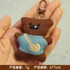 Broche de Tela Estilo Bosque, Bufanda Linda, Accesorios de Oso, Colgante para Bolsa, Regalo de Muñeca Pequeña, Regalo de Decoración para Puesto Callejero