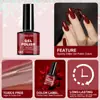 Esmalte en Gel para Uñas Transfronterizo Color Sólido Caja de 18 Colores de Gel Set Serie Rojo-Naranja Otoño e Invierno Larga Duración Resistente al Desgaste Color Brillante