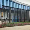 Tela de aço inoxidável estilo chinês Grade oca em relevo esculpida em alumínio estilo europeu Divisória de pintura de paisagem para sala de estar Tela de rochas personalização