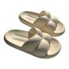 Sandalias casuales de moda de color puro, suaves y de suela gruesa, verano, elegantes, simples, pantuflas para el hogar de EVA, pantuflas para baño
