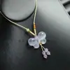 Exquisito y Versátil Collar Colgante de Piedra Ojo de Gato, Collar de Mariposa de Piedra Ojo de Gato de Alta Gama, Popular en Xiaohongshu, Más Vendido en Zonas Turísticas