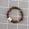 Joyería de Cerámica Jingdezhen al por Mayor Divertidos Nuevos Brazaletes de Perlas para Niñas, Mejores Amigas, Parejas, Pulseras Tejidas a Mano para Hombres