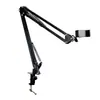 Suporte de telefone celular de fábrica para mesa ao vivo com mercadorias, suporte de elevação vermelho portátil e dobrável para drama Top Shot na Internet