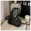 Bolso de Mujer de Alta Gama Estilo Chanel 2026 Modelo Nuevo Acolchado Bordado Bolso de Cadena Bolso Cubo con Cierre de Cordón Bolso de Hombro Único Bolso Cruzado