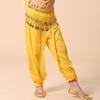 Nuevos pantalones de resaltado para niños ropa de danza del vientre para niños reloj de danza india para niños ropa de actuación ropa de práctica de baile pantalones