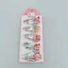 Presilha de Cabelo Sanrio com Areia Líquida Kuromi para Crianças, Presilha para Cabelo de Meninas Que Não Danifica o Cabelo, Presilha Pequena Doce para Meninas