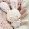 Lindo Mini Conejito Ángel de Peluche Calmante Colgante Artículo Adorable Sanador Decoración de Bolso Regalo