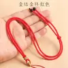 Cordón de Nudo de Piña Hilo Dorado Ajustable Colgante Tejido a Mano Accesorios Cuerda Collar de Cuerda Vendedor Ambulante Fabricante E18