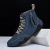 Temu Transfronteiriço Popular 48 Tamanho Grande Polvo Sapatos Masculinos Botas de Cano Alto Botas Casuais Masculinas Salkin