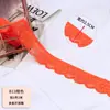Acessórios de Renda Elástica Colorida para Decoração de Tecido DIY Feito à Mão, Decoração de Bainha de Saia, Materiais Estreitos Pretos e Brancos