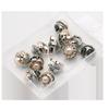 Broche de Botón Oscuro Antiluz sin Costuras Estilo Coreano Combinable Botón de Uña Botón para Camisa de Mujer Cárdigan Botón Decorativo Hebilla de Perla