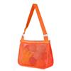Bolsa de Almacenamiento de Papelería de un Solo Hombro, Bolsa de Playa para Colección de Juguetes de Pegatinas, Malla para Ropa de Niños, Tela de Malla Engrosada Plegable