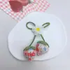 Fresa Estéreo Rellena de Algodón Cuadros Florales Lindos Accesorios DIY de Tela Accesorios para Joyería Hecha a Mano Accesorios para Ropa
